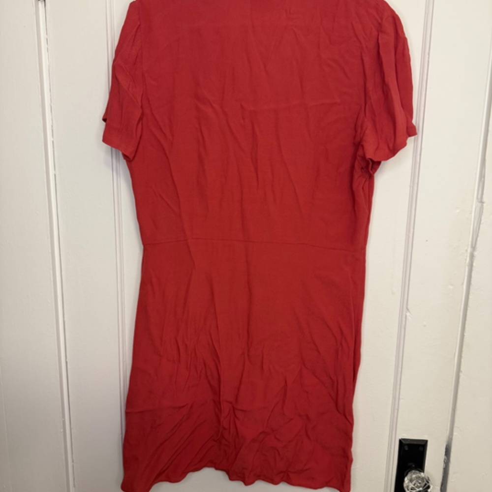 Sunday Best VIDA DRESS size L - Red Collared Mini Dress - Picture 3 of 9
